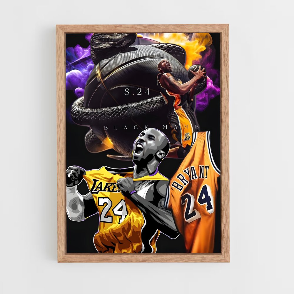 Poster Kobe hommage – affiche Basketball (vue 4)